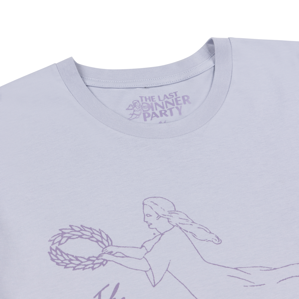 Purple Wreath Logo T-Shirt tag