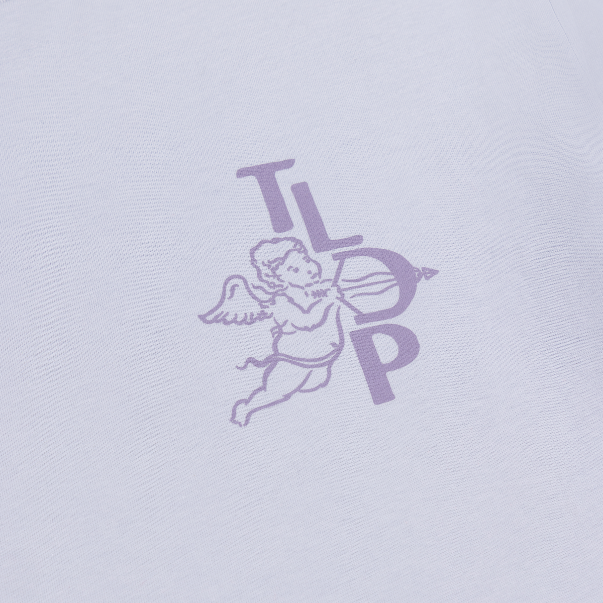 Purple Cherub Logo T-Shirt graphic
