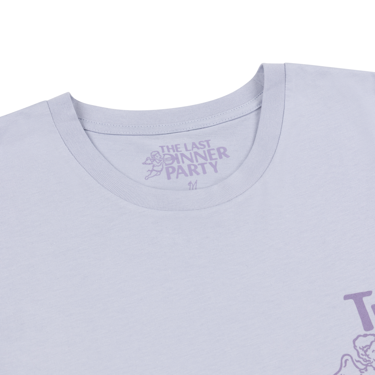 Purple Cherub Logo T-Shirt tag