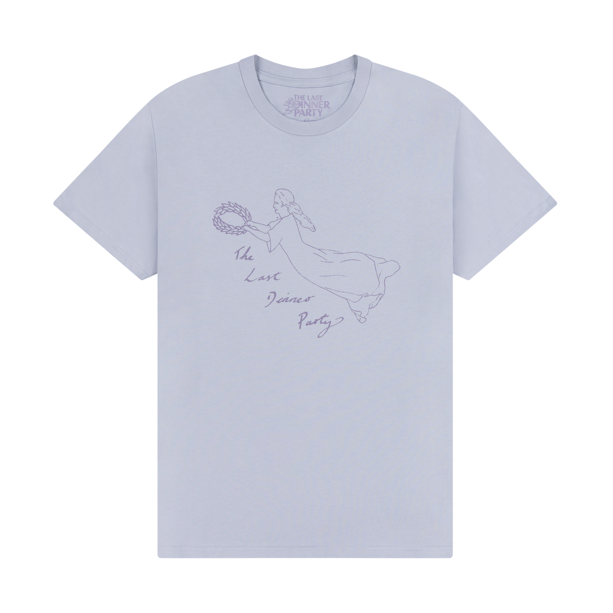 Purple Wreath Logo T-Shirt front