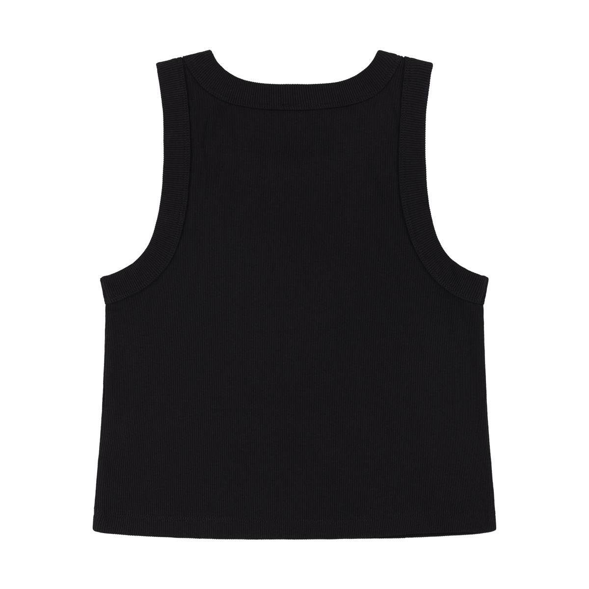 Embroidered Logo Vest in Black back