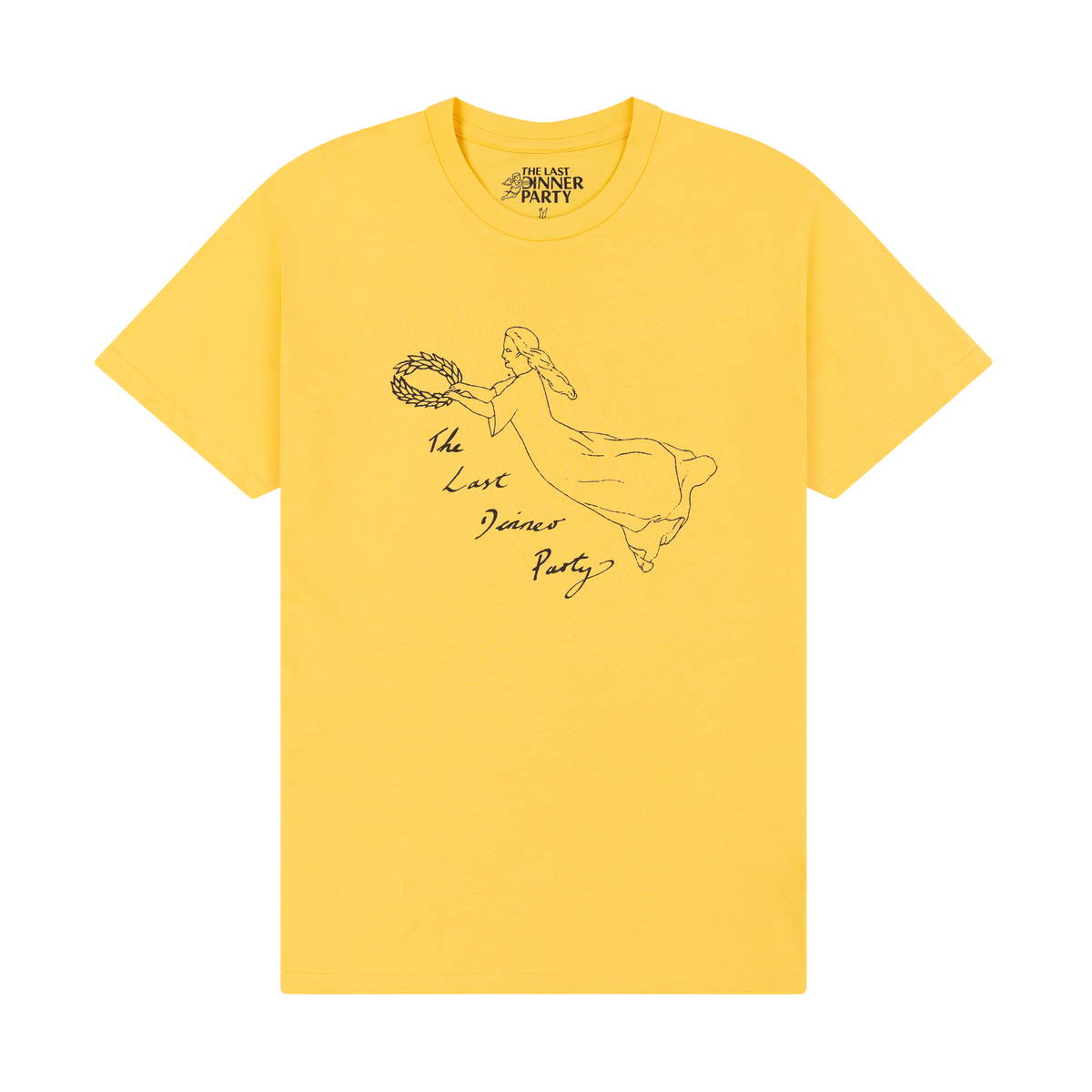 Yellow Wreath Logo T-Shirt front