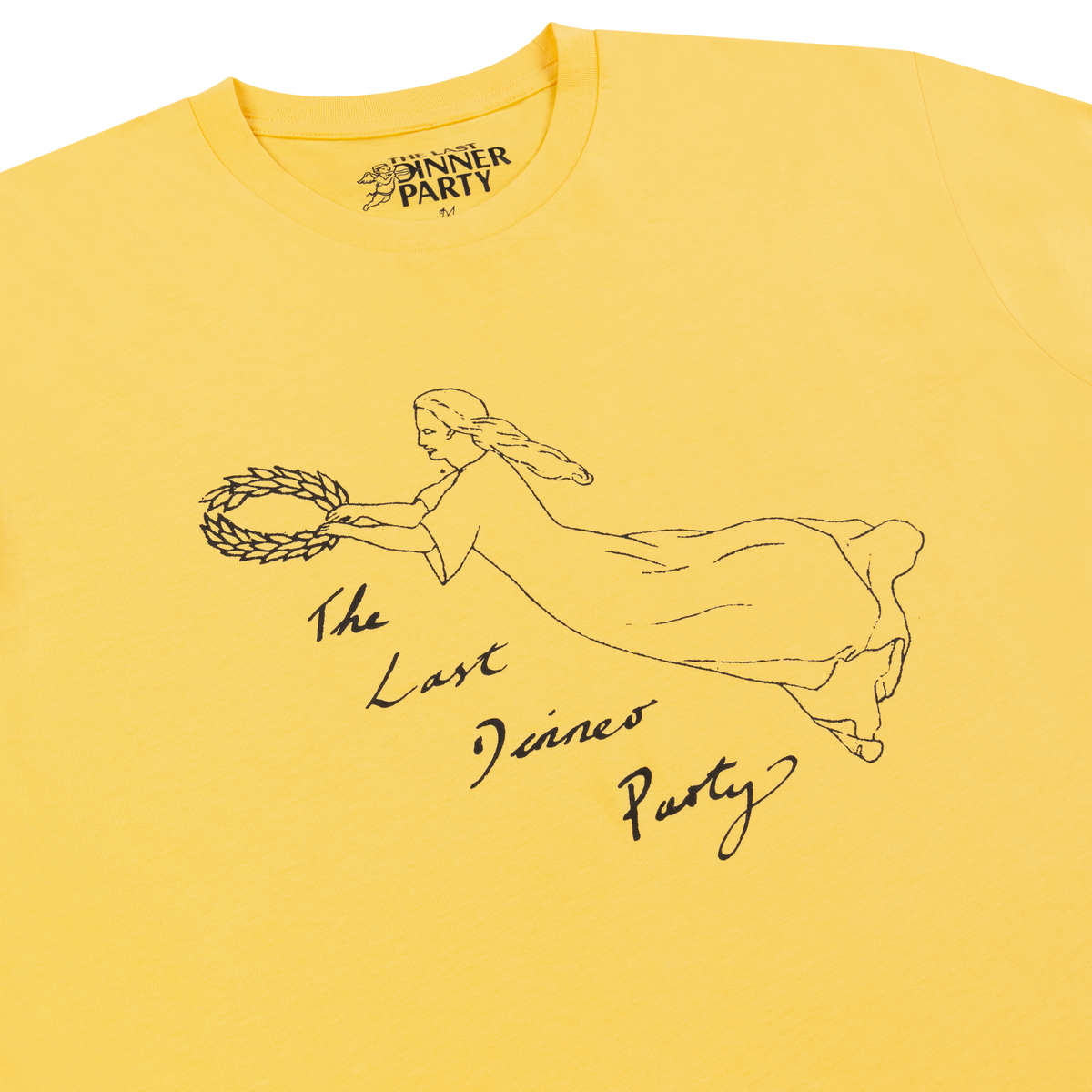 Yellow Wreath Logo T-Shirt graphic
