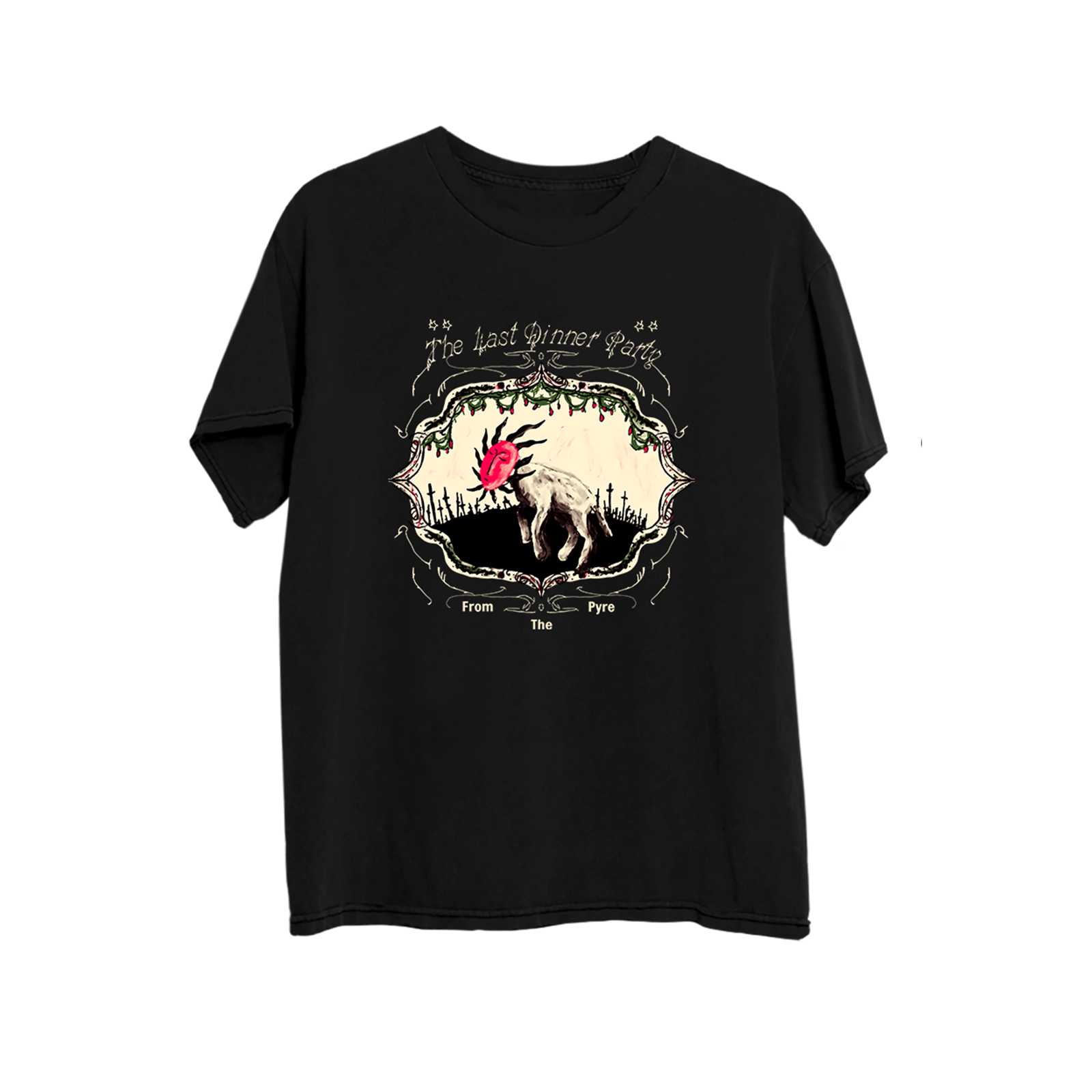 From The Pyre Mask Black T-Shirt