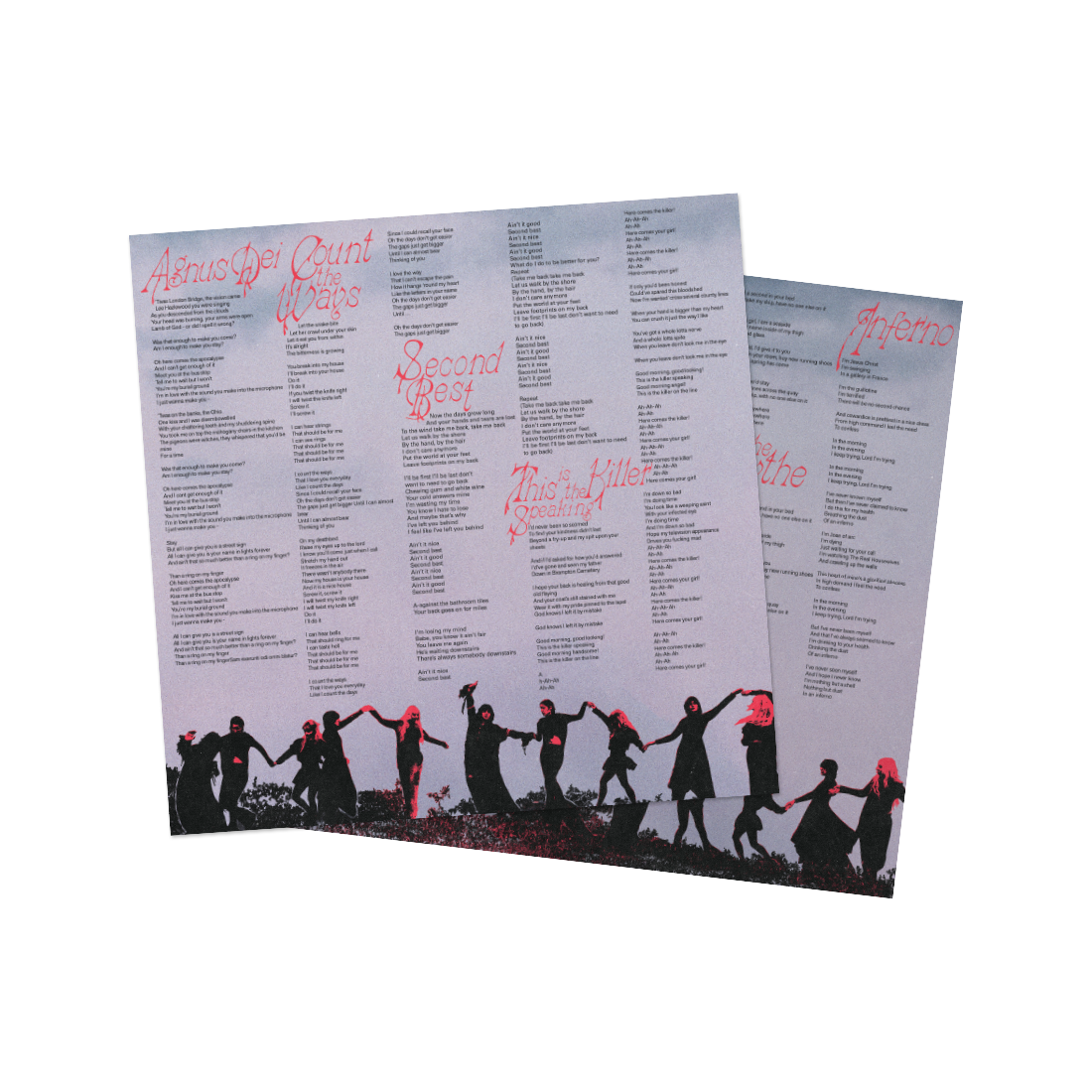 'From the Pyre' D2C LP Lyric Sheets