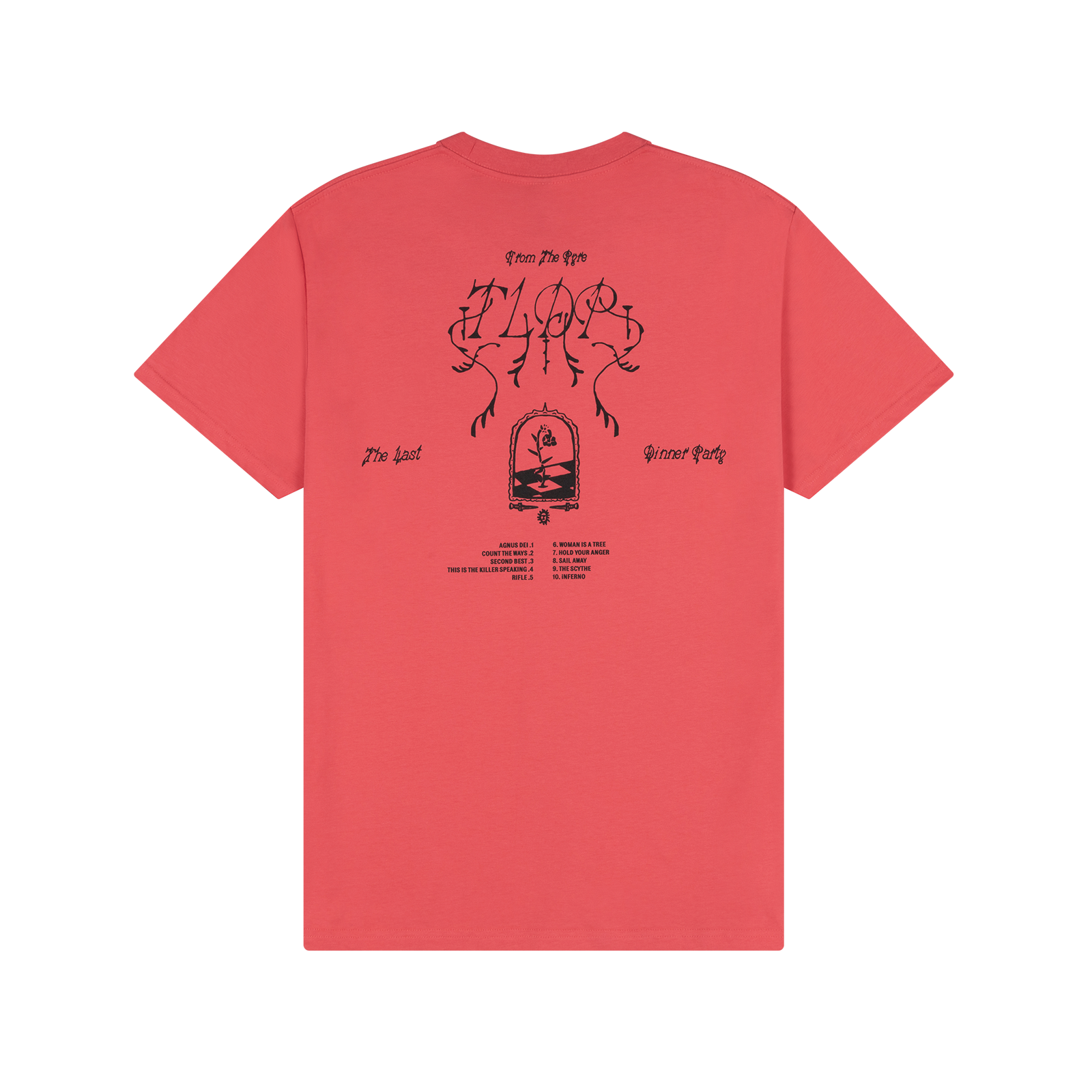 From The Pyre Overdyed Red T-Shirt Back