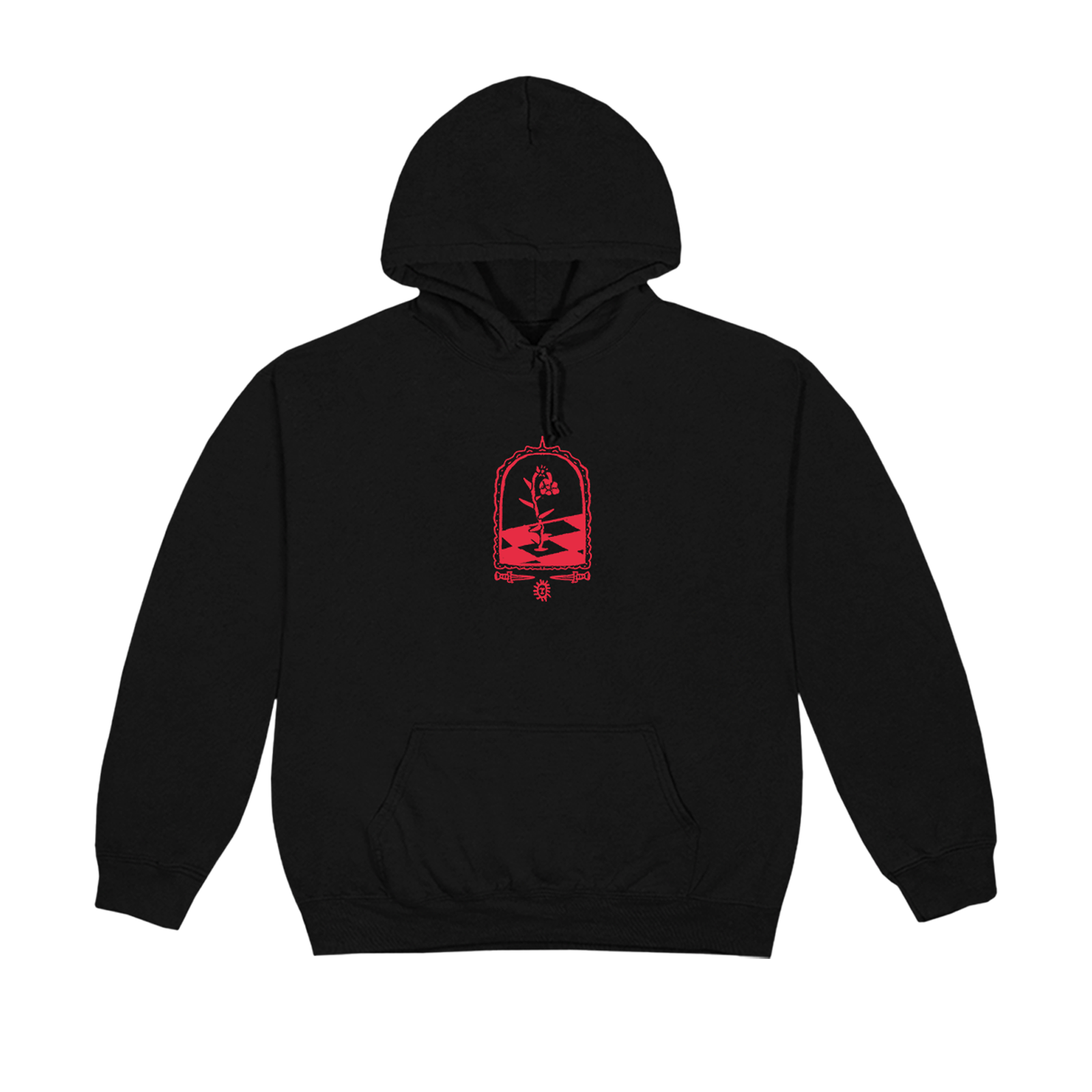 Red Rose Black Tour Hoodie