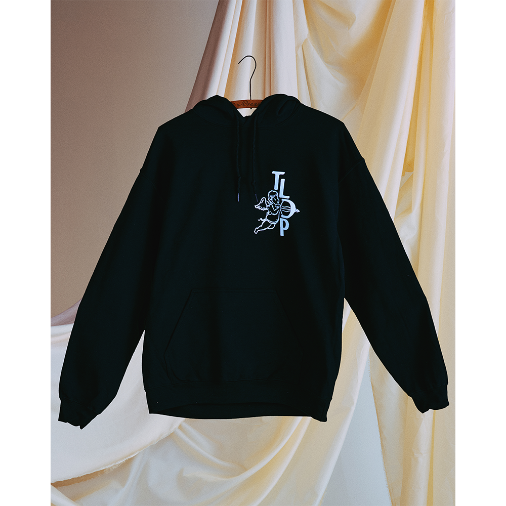 Black Logo Pullover Hoodie 5