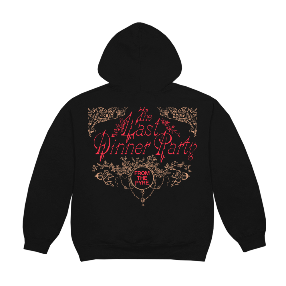 From The Pyre Black Hoodie Back