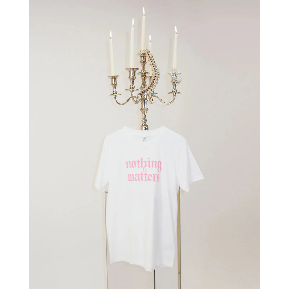 Nothing Matters White Tee Alt 