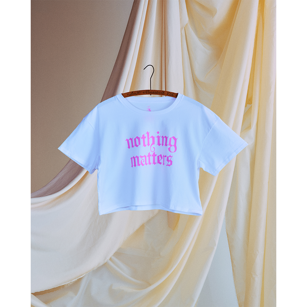 Nothing Matters White Crop Top 1